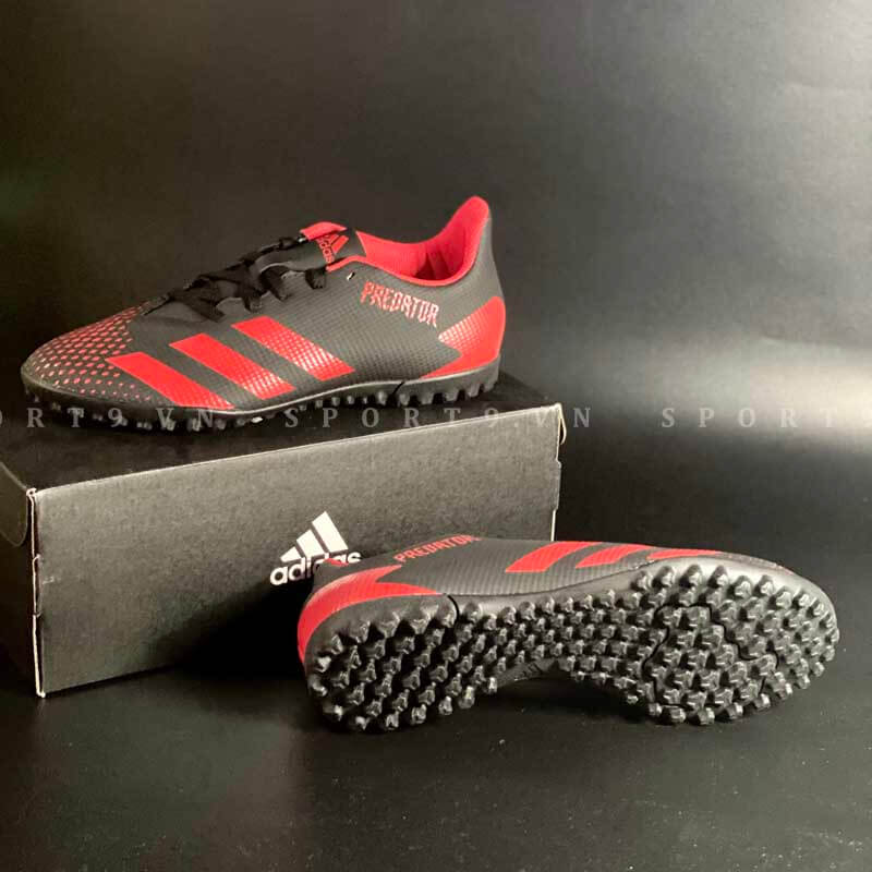 Adidas Predator 20.4 TF EE9585 - Core Black / Active Red / Core Black	