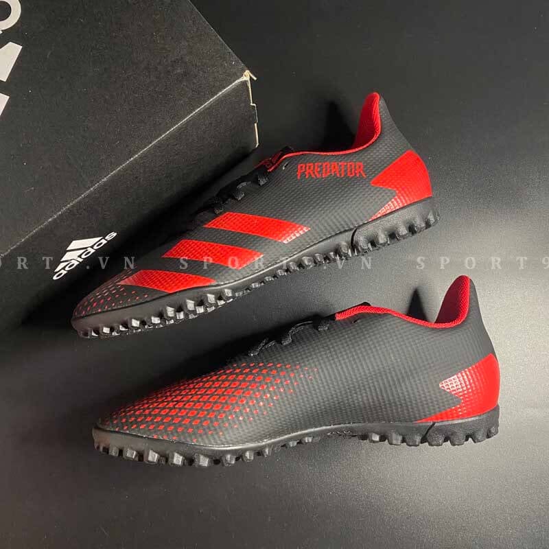 Adidas Predator 20.4 TF EE9585 - Core Black / Active Red / Core Black