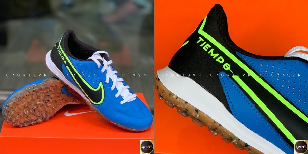 Nike Tiempo Legend 9 Academy TF Small Sided - Xanh/Đen - DA1191-403