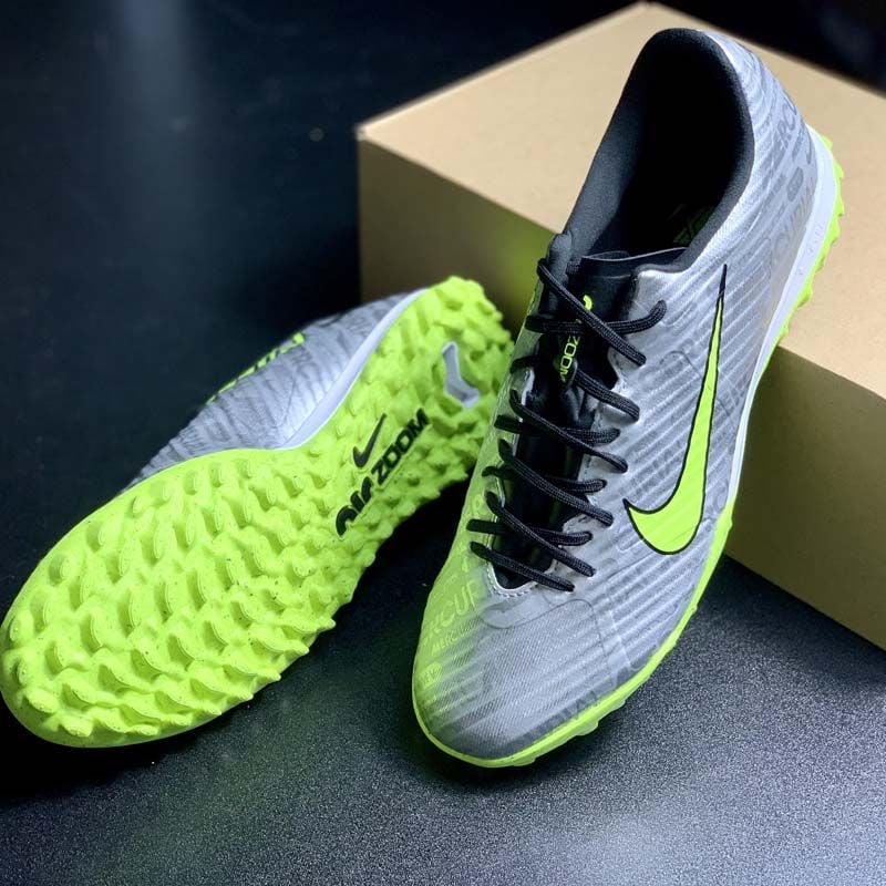 Nike Zoom Mercurial Vapor 15 Academy XXV TF - Bạc/Xanh Lá - FB8396-060