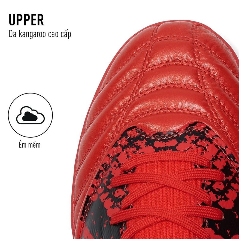 Upper da thật, êm ái, tăng cảm giác bóng