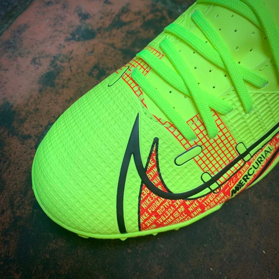 Nike Mercurial Vapor 14 Academy TF Motivation - Volt/Bright Crimson - CV0978-760