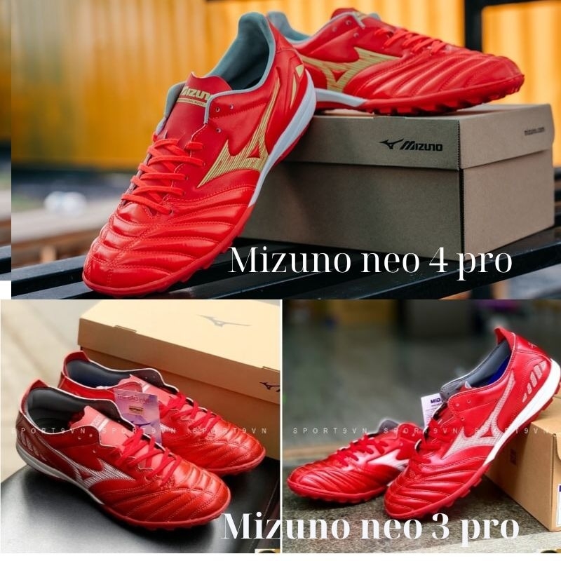 So sánh hai thế hệ Mizuno Morelia Neo 3 Pro và Mizuno Neo 4 Pro phiên bản cỏ nhân tạo
