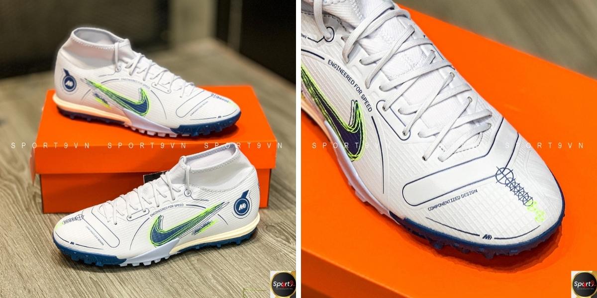 Nike Mercurial Superfly Academy TF Progress Trắng/Xanh