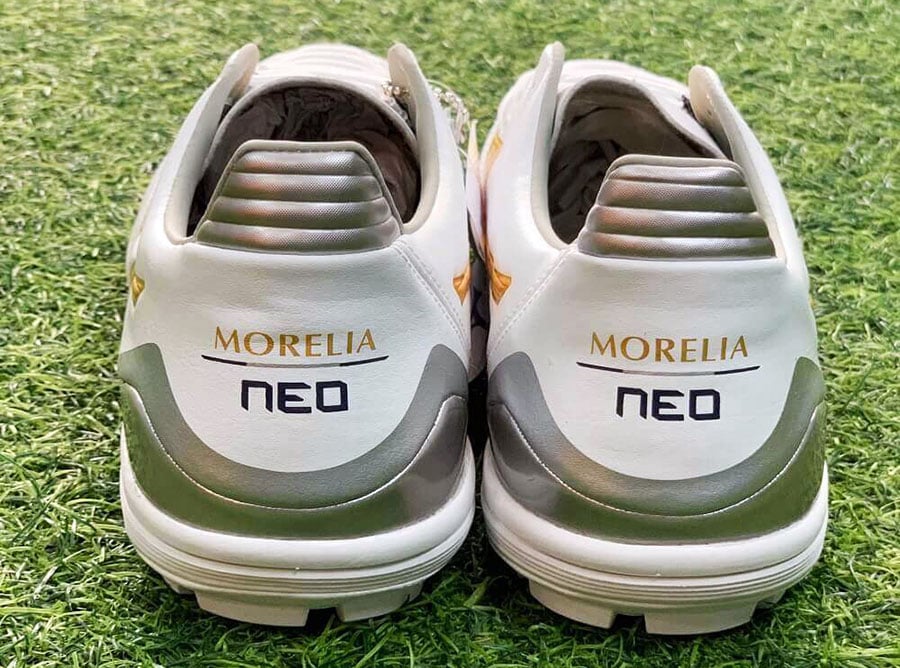 Giày bóng đá Mizuno Morelia Neo KL II AS Trắng Vàng