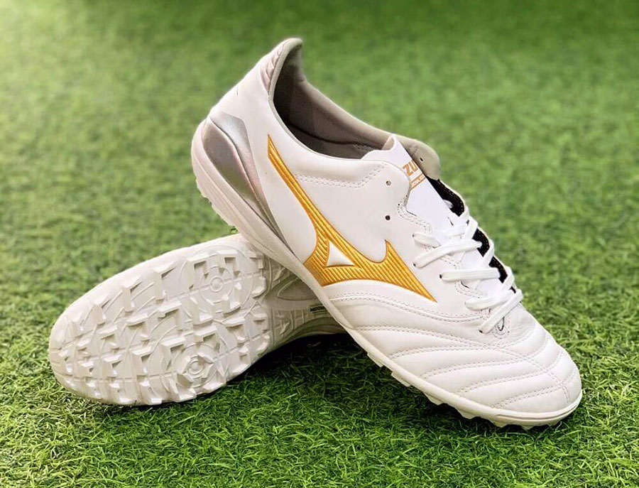 Giày bóng đá Mizuno Morelia Neo Kl II As Trắng Vàng